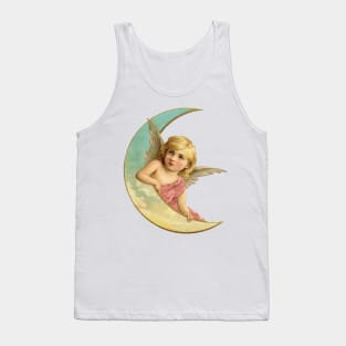 Victorian Moon Cherub Tank Top